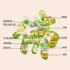 Cultural and creative metal fridge magnets of Foshan Museum, Guangdong Province, Beijing, Nanjing, Shanghai, Xi 'an, Suzhou, Shanxi Application Scenario